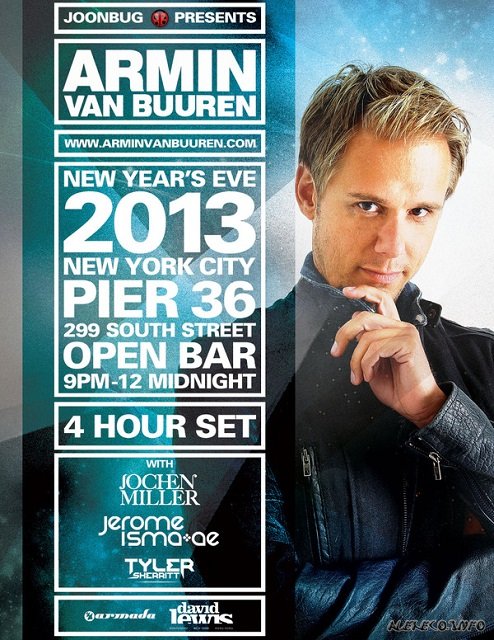 Armin van Buuren - Live @ Pier 36, NYE, New York City (31-12-2012)